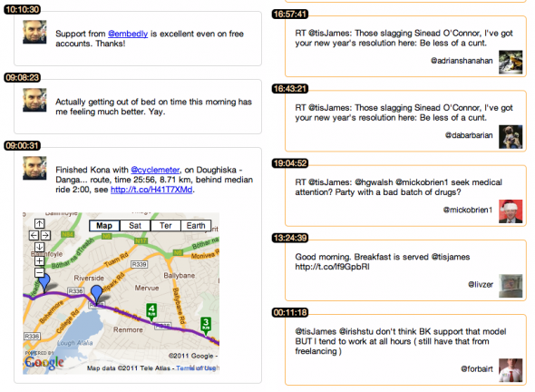 My Day On Twitter screenshot