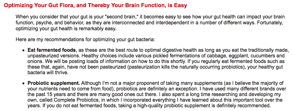 Copy of fermented foods quote from mercola.com
